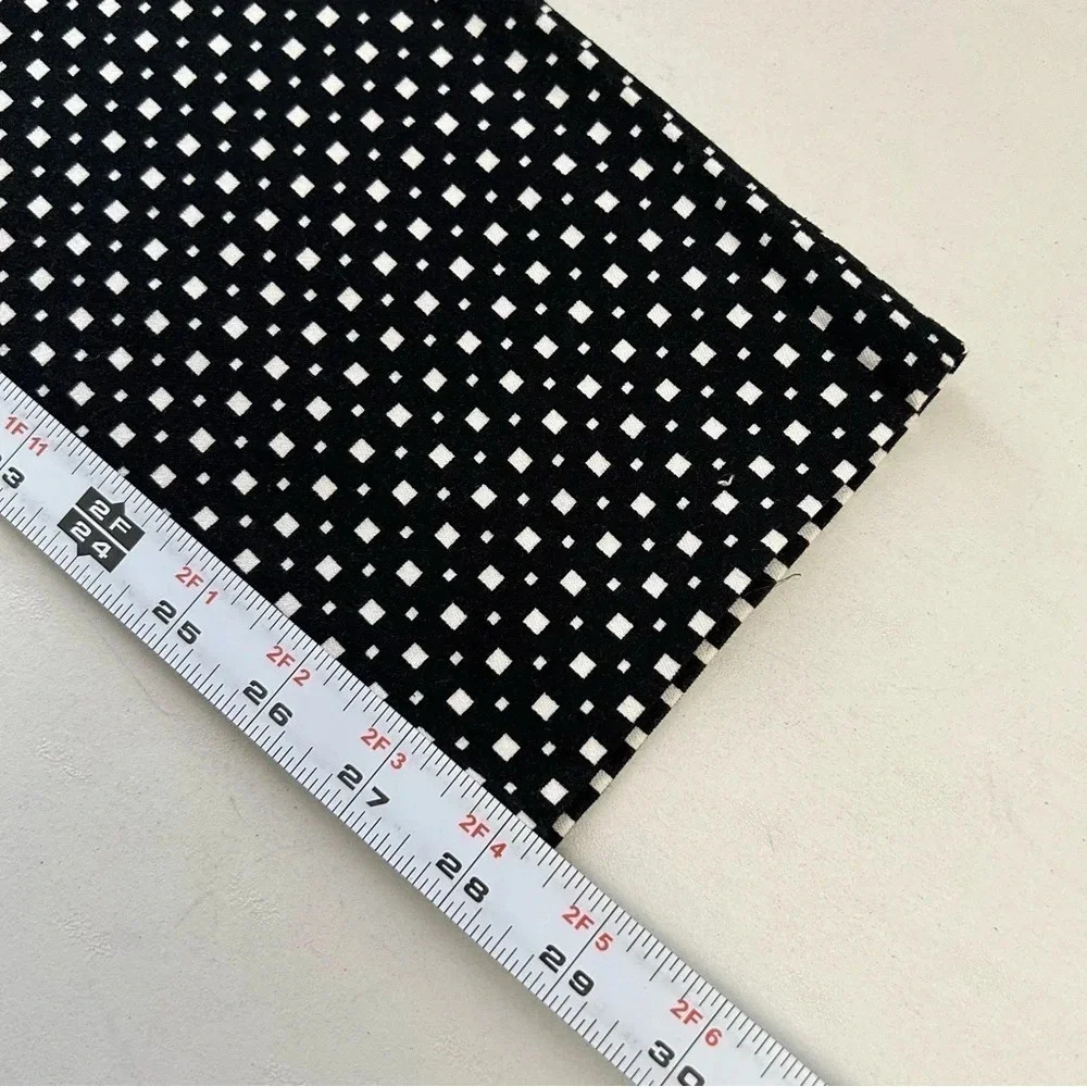 Ricki's Slim Fit Cropped Ankle Pants Slant Pocket Stretch Fit Black White Size 2 - Picture 14 of 16